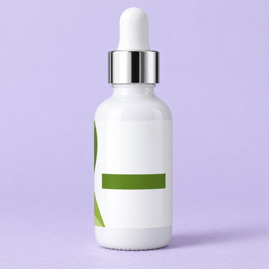 Unscented Skin Rescue facial oil; label lettering omitted in styled photo
