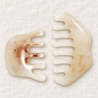 Gua Sha Scalp Massage Stone - White Marble