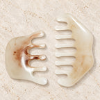 Gua Sha Scalp Massage Stone - White Marble