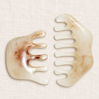 Gua Sha Scalp Massage Stone - White Marble