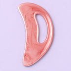 Gua Sha Large Body Massage Stone - Pink
